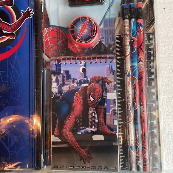 Marvel | Toys | Spiderman 2 Portfolios Theme Book Memo Pad Ruler ...